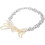 Strass-Hochzeitsgürtel mit Satinband – Elegantes Kleideraccessoire 1