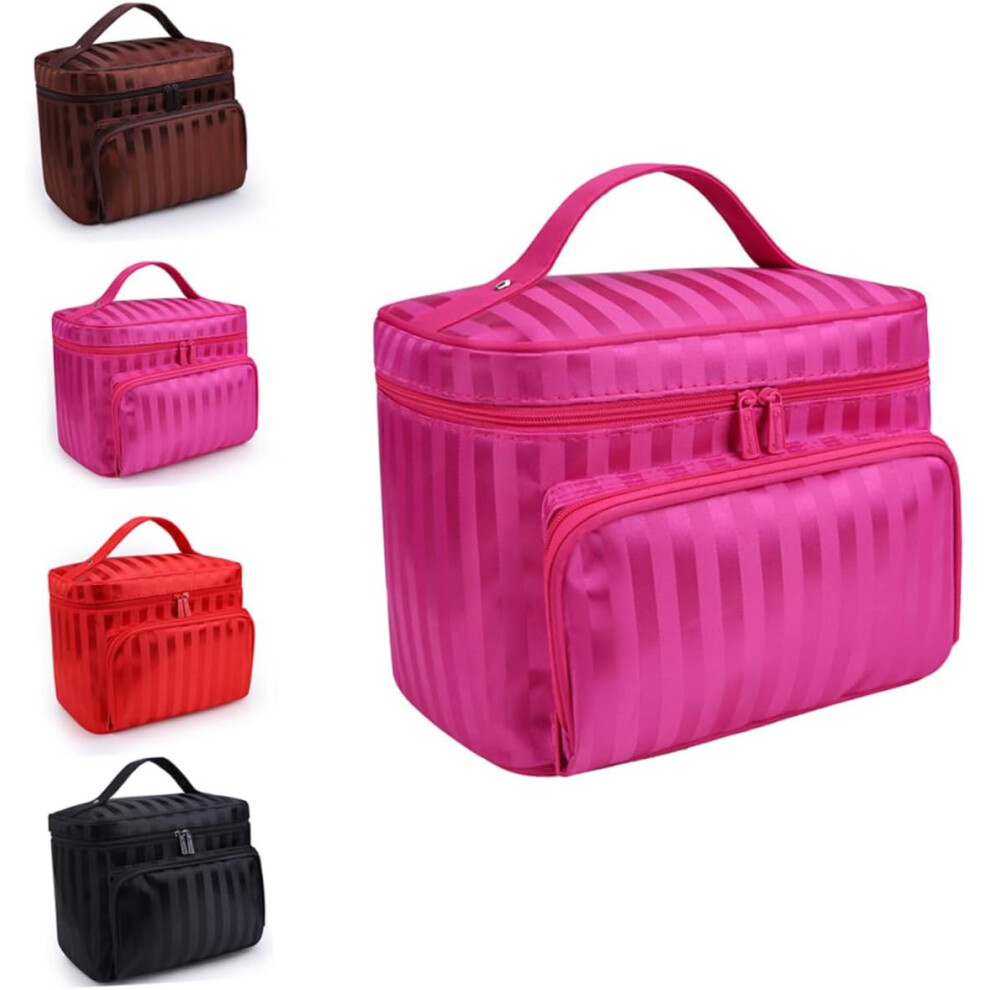 Hkhbjs Large Capacity Zipper Travel Makeup Bag For Toiletries Organizer For Carry Daily Use