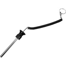 Gewichtsstapelbolzen mit Sicherungsseil für Fitnessgeräte, Aluminium-Rollen-Ladebolzen 10 x 80 mm