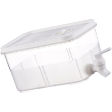 Carafe isotherme de 3 litres avec robinet, bouilloire en polypropylène, grande ouverture, fond plat intégré.