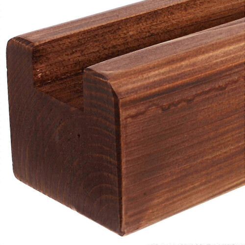 Multi-use Mirror Holder Slot Type Mirror Support Wood Anti-skid Mirror Base 1