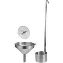 Ensemble de 2 cuillères à vin en acier inoxydable 304, louche à long manche de 50 ml