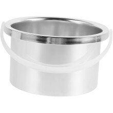 Recipiente de aleación de aluminio para derretir cera, olla interior de repuesto para calentador de cera depilatoria