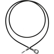 Hochleistungsfähiges, 5 mm Durchmesser, 1,4 m langes schwarzes Stahlseil für Heimfitnessgeräte