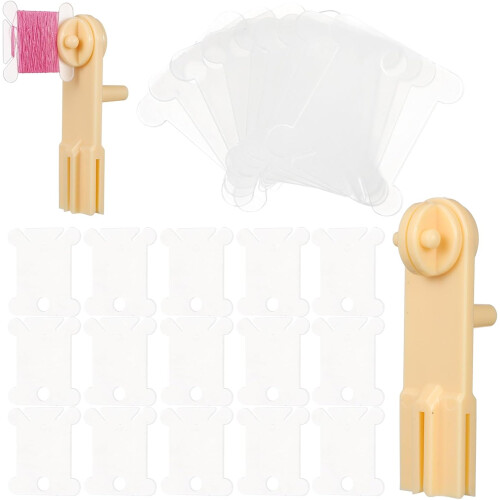 DIY Winding Plate Sewing Thread Winder Plastic Yarn Holder Reusable Thread Organizing Board