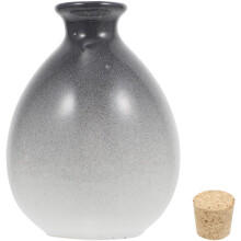 250 ml korkad förvaringsburk för vinflaskor i keramik, trämaterial, lätt, lätt att rengöra, elegant design