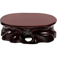 Présentoir en bois style rustique, support à café en bois pour objets artisanaux, base stable pour pot de fleurs