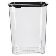Poubelle carrée en plastique de 15 litres, compacte, polyvalente et moderne, idéale pour la chambre et les pièces de la maison.