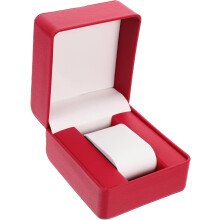 Moderne Uhrenbox mit Deckel zur Aufbewahrung von Schmuck und zur Präsentation auf Reisen für Herren