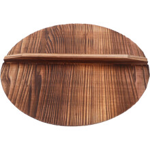 Schutzdeckel aus Holz, Retro-Stil, lebensmittelechtes Holz, spritzfest, dampfdicht