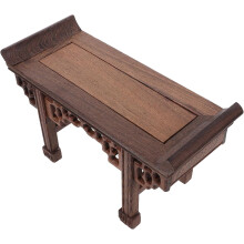 Vase de table en bois sur pied, support en bois 35 x 20 x 5 cm, présentoir en bois pour bonsaï