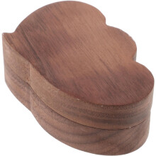 Herzförmige Ringbox aus Massivholz, Schmuckkästchen für Verlobungsringe, Liebesdesign, perfekt für Hochzeiten