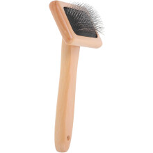 Cepillo para peinar lana con mango de madera, herramienta manual para fieltro con aguja para manualidades con fieltro.