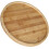 Πικάπ Bamboo Lazy Susan για τραπέζι με περιστροφή 360 μοιρών, ρουστίκ ξύλινη βάση για κέικ 1