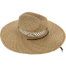 Sombrero de paja tejido para mujer y hombre, ligero para el sol.