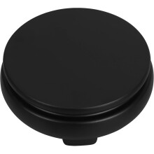 Présentoir en bois noir antique, idéal pour la décoration de table et les services à thé.