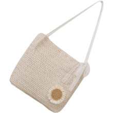 Gewebte Tragetasche, große Stroh-Schultertasche, Sommerhandtasche, Tragetasche für Damen, Reise