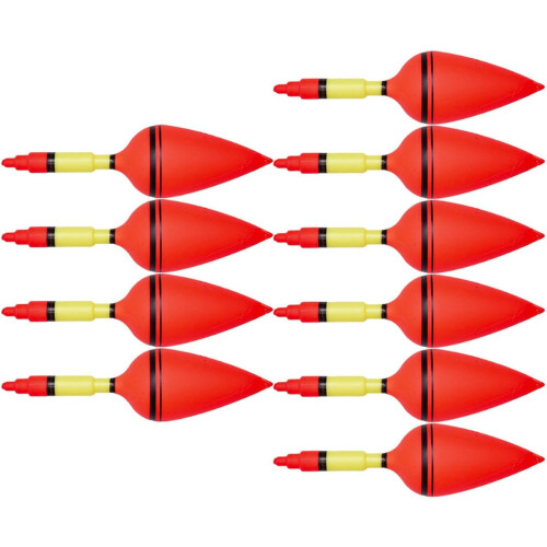 10 stuks plastic zeevisdobbers, lichtgewicht visgadget