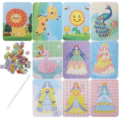 Creative Drawing Kit DIY Puncture Painting Art Needlework Tool Handmade Stitchwork Craft Set