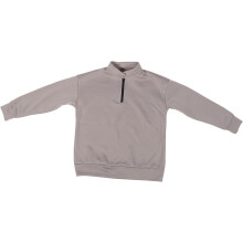 Sweat à capuche décontracté pour femme, demi-zip, manches longues, confortable.