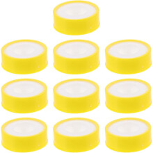10 Stück hydraulisches pneumatisches PTFE-Dichtungsband 12 mm x 12 m für die Abdichtung von Wasserleitungen und Lüftungsrohren