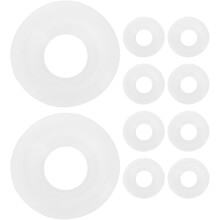 Lot de 10 joints de rechange en plastique pour bouchons de bouteilles de bière, étanches et résistants aux fuites.