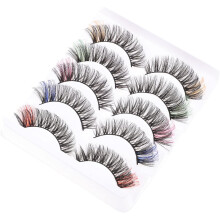 10 Paar künstliche Wimpern für Damen, Kunstfell-Cosplay-Wimpern, natürliche Wimpern und Make-up-Wimpern für verschiedene Anlässe