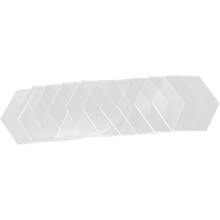 10pcs Hexagonal Acrylic Reusable Plastic for Desktop Decorative Board Handmade DIY Board