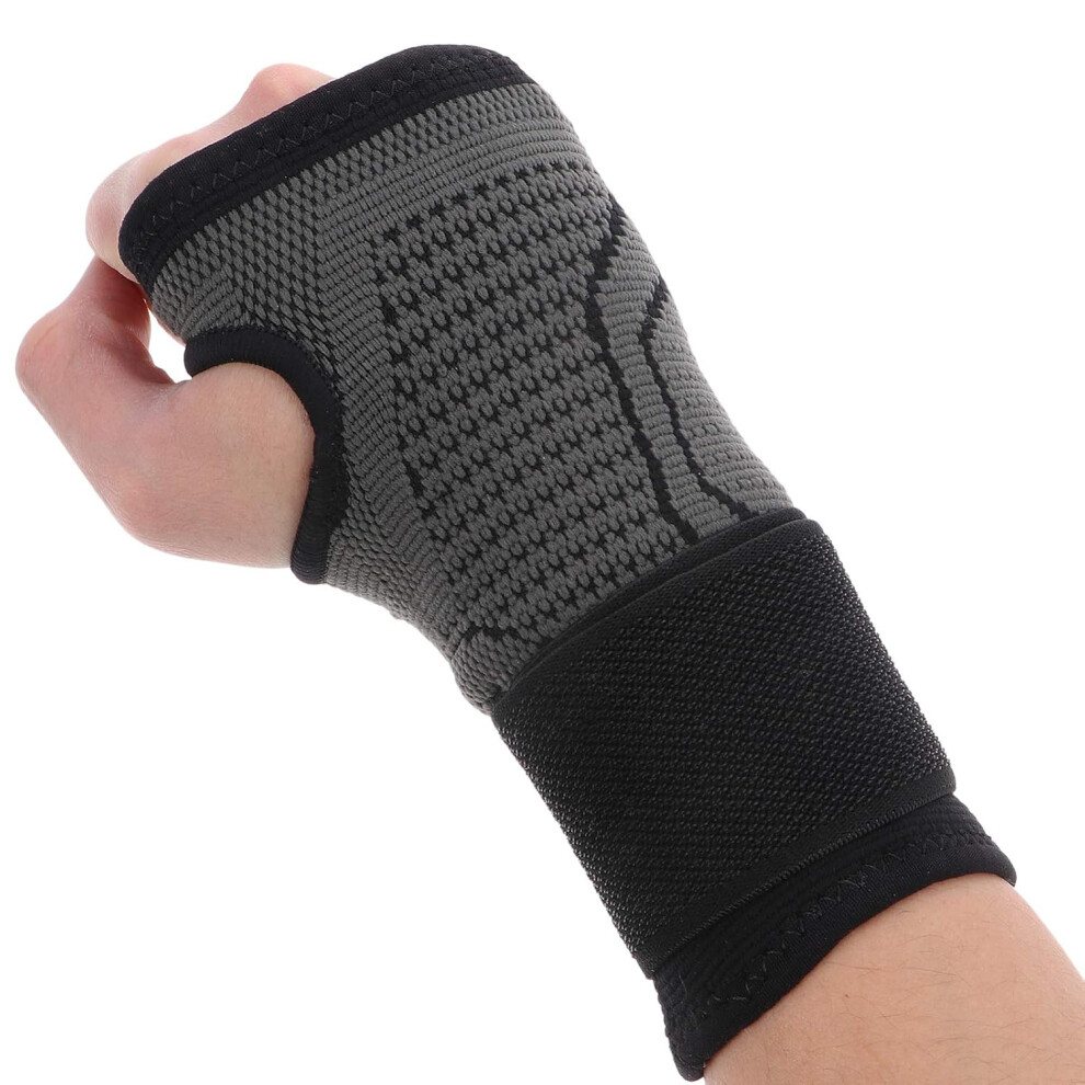 Hkhbjs Wrist Brace Wrist Wrap Hand Compression Sleeve For Fitness Sports Gym Weight Lifting Breathable Knit Material