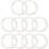 10 Packs Guitar Nylon Strings Folk Guitar Replacement Strings White Nylon Core Electroplated 1