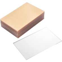 10 Acrylplatten 10x15cm Acrylglasplatten für DIY-Bastelarbeiten, Bilderrahmen und Präsentationswände