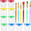 Plastic Paint Cups for Fine Art Classes 16pcs Painting Tools Set with Assorted Colors 1