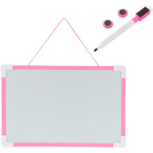 Tableau blanc magnétique double face pour graffiti et peinture, rose effaçable