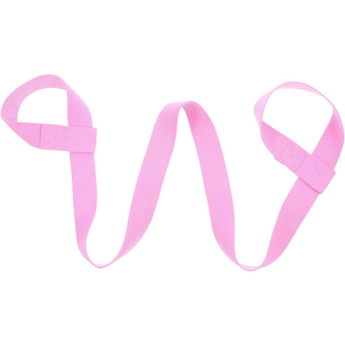Verstelbare yogamatriem, roze, draagbare opbergband