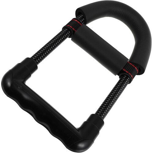 Forearm Strengthener Hand Grip Exerciser with Adjustable Spring, Black Wrist Power Training Device