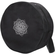 Bolsa de almacenamiento para rueda de yoga, gran capacidad, bandolera de yoga, bolsa de transporte con doble cremallera.