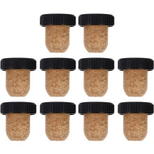 10 Stück austauschbare Weinkorken, multifunktionale Flaschenverschlüsse, 19 mm