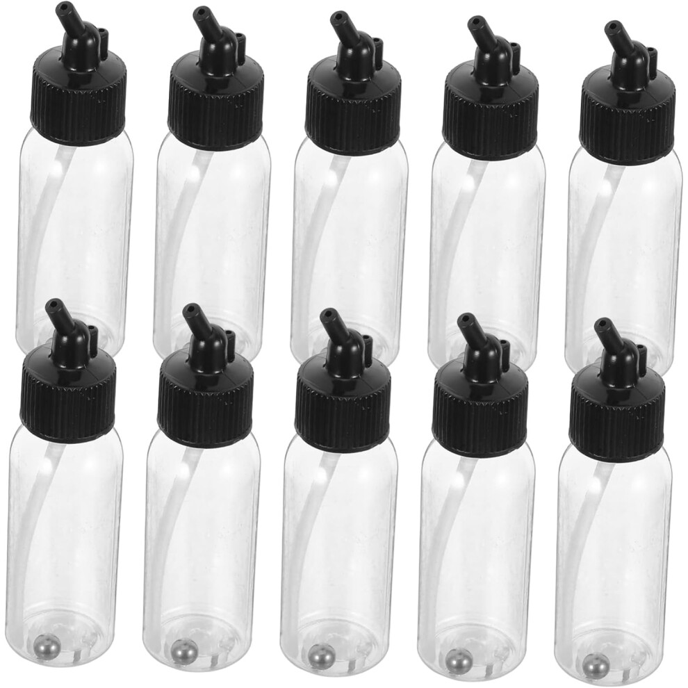 Hkhbjs 10Pcs Airbrush Containers Plastic Paint Jars For Airbrush Paint Holders