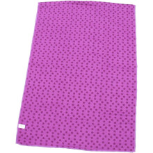 Esterilla de yoga con toalla y puntos de silicona con diseño de flor de ciruelo, manta antideslizante para fitness y pilates de 183 x 61 cm.