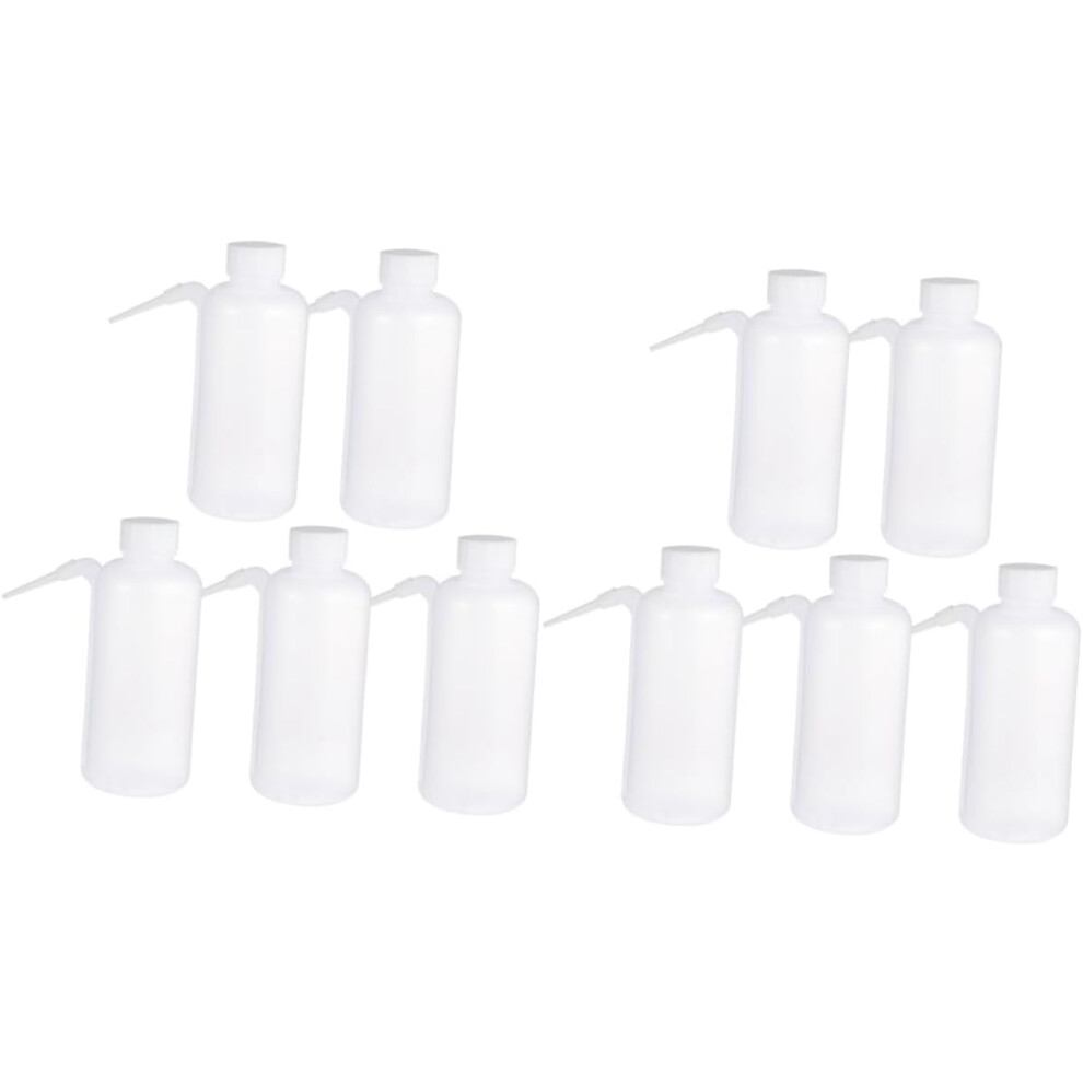 Hkhbjs 10Pcs Plastic Alcohol Bottles Empty Filling Bottles For Laboratory Wash Use In Household Supplies