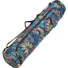 Yogamat draagtas met etnische print en schouderriem, stevige ronde opbergtas