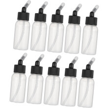 10pcs Paint Bottle Plastic Paint Bottle Airbrush Storage for Dropper Arts Crafts Supplies Portion for Airbrush
