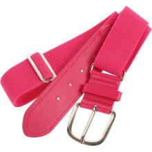 Mädchen Softballgürtel, elastischer, pinkfarbener PU-Taillengürtel für Sport und Schutz