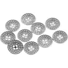 10 stuks strassknopen, glanzende decoratieve jasknopen voor kleding, vervangende naaiversiering