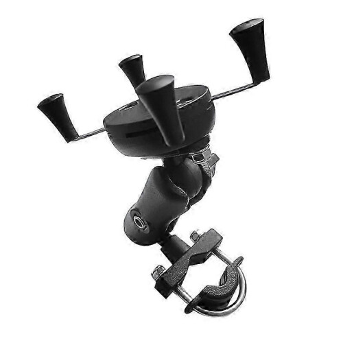 Motorcycle Handle Bar Rail Mount 37mm Width U- Mounting Base with 1 Inch Ball for GPS Work for 1