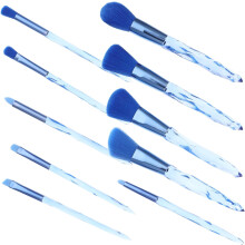 10 professionelle Make-up-Pinsel mit Griff für Gesichtspuder und Lidschatten – für Make-up-Liebhaber