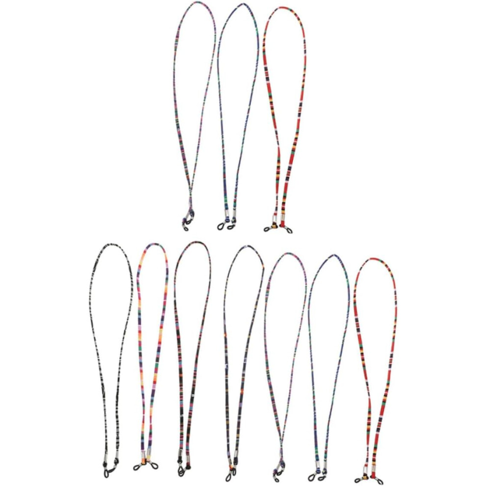 Hkhbjs 10Pcs Mixed Color Eyeglass Chains Glasses Hanging Ropes Glasses Lanyards Anti-Lost Strap Suitable For Most Eyewear