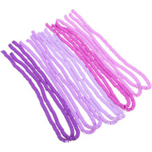 10 Stück weiche Modelliermasse für DIY-Schmuckbasteln, Tonperlen, Abstandshalterstränge für die Armbandherstellung, Großpackung