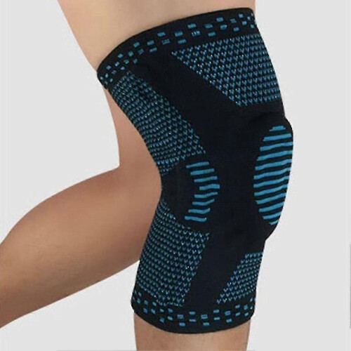 Protezioni per gambe a compressione anti-collisione per basket, corsa, fitness e squat. 2