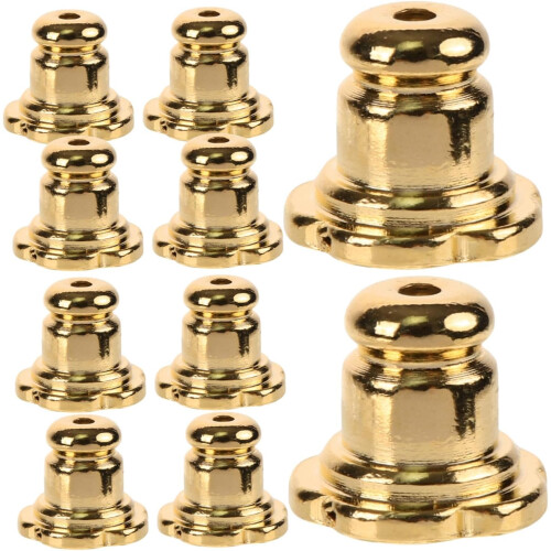 10pcs Electroplate Locking Earring Backs for Studs Small Earring Backs Replacement Accessories